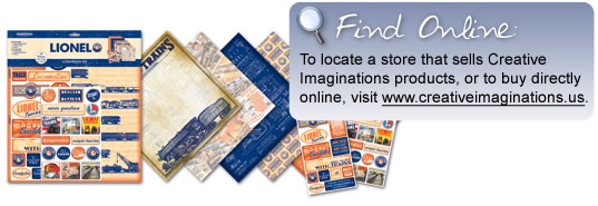 Find Online: To locate a store that sells Creative Imaginations products, or to buy directly online, visit www.creativeimagintions.us.